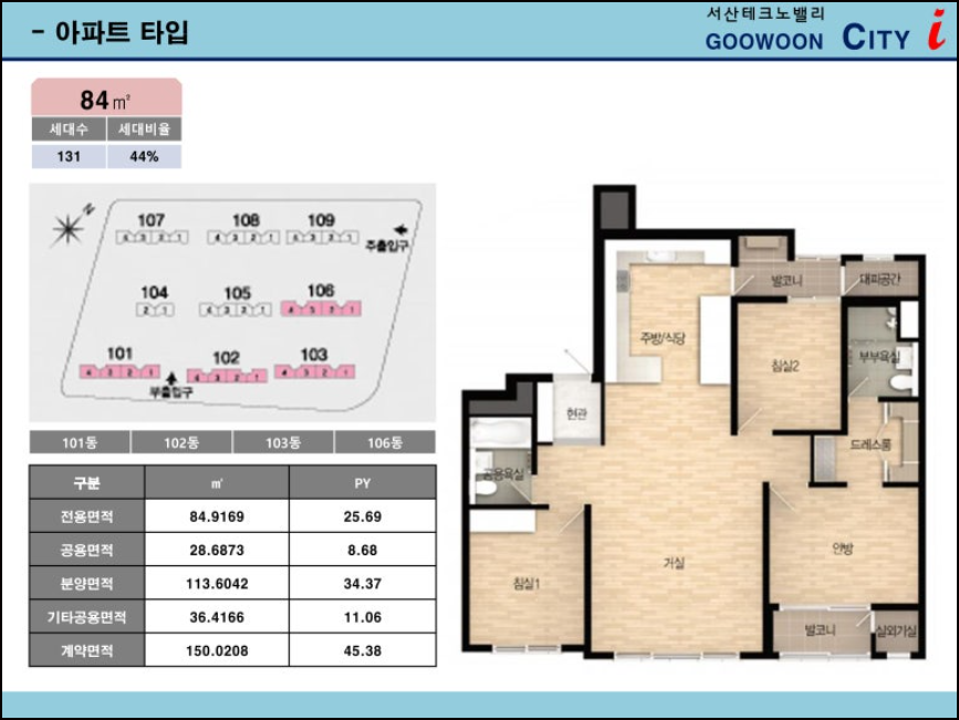 「고운하이츠」타입 이미지